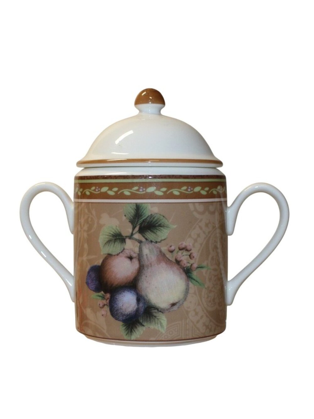 Fitz & Floyd Classic Choices Tuscany Covered Sugar Bowl 1999 Retired/Replacement
